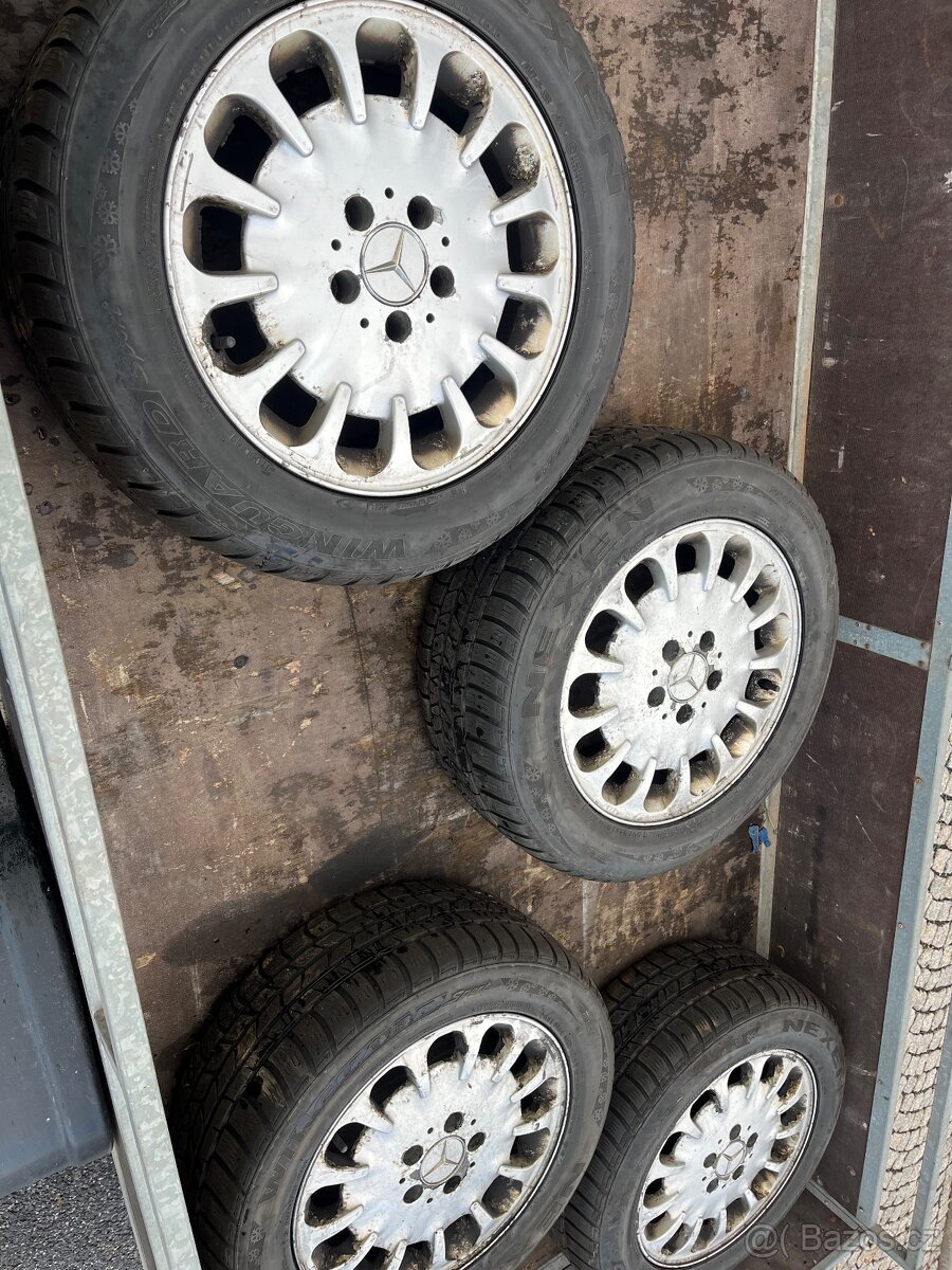 Zimní ALU set 225/55/16 R16 Mercedes-Benz 7,5J ET42