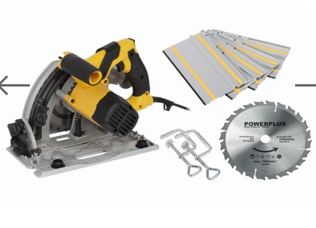 POWX0562 - Ponorná pila 1 200W - SET