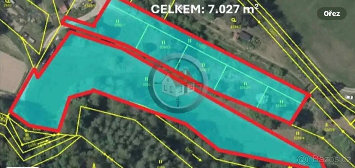 Pozemek Velke Meziříčí - Nesměř 7027m2