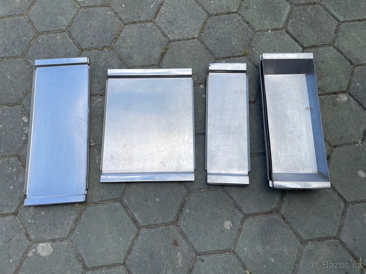 Gastro podnosy a mísy nerez