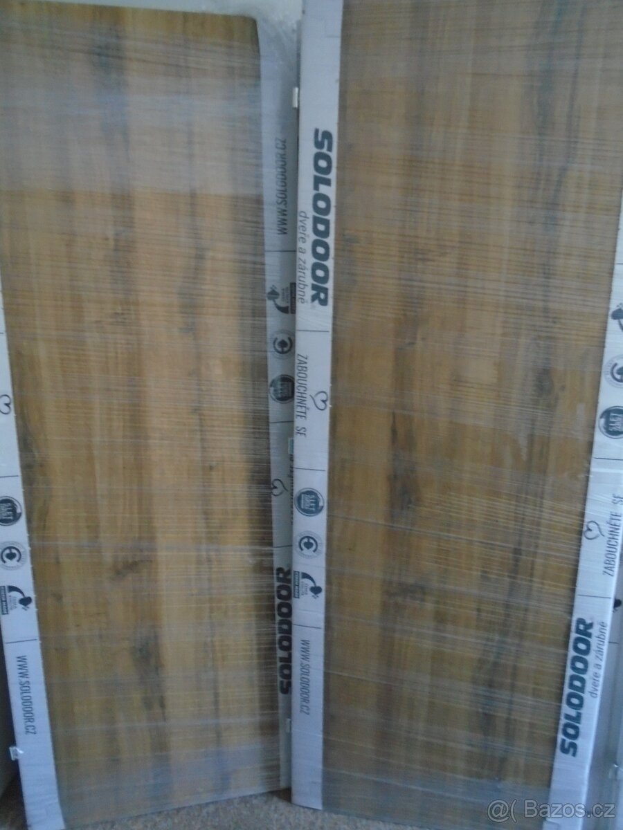 2x NOVÉ, Solodoor dveře - Kaštan horský -70 levé