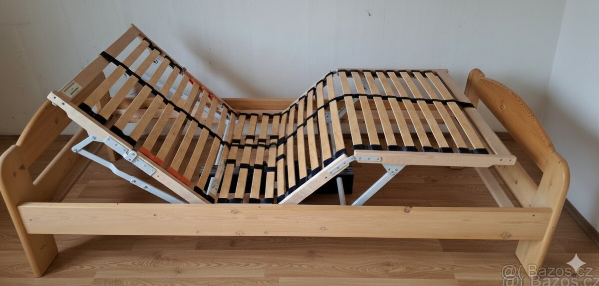 Postel s elektrickým roštem