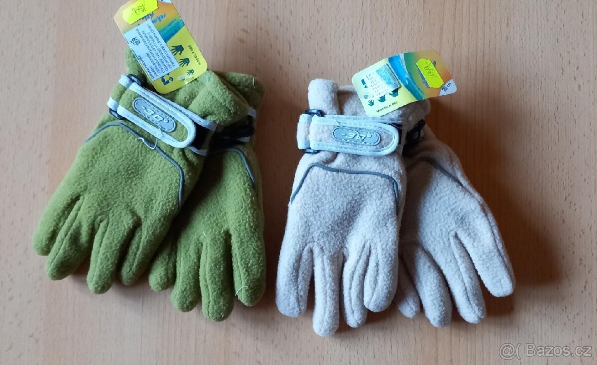 Fleecové rukavice vel. 20 cm