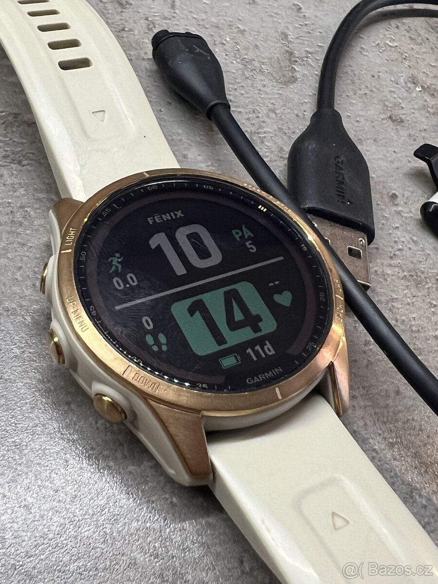 Garmin Fénix 7s saphhire solar