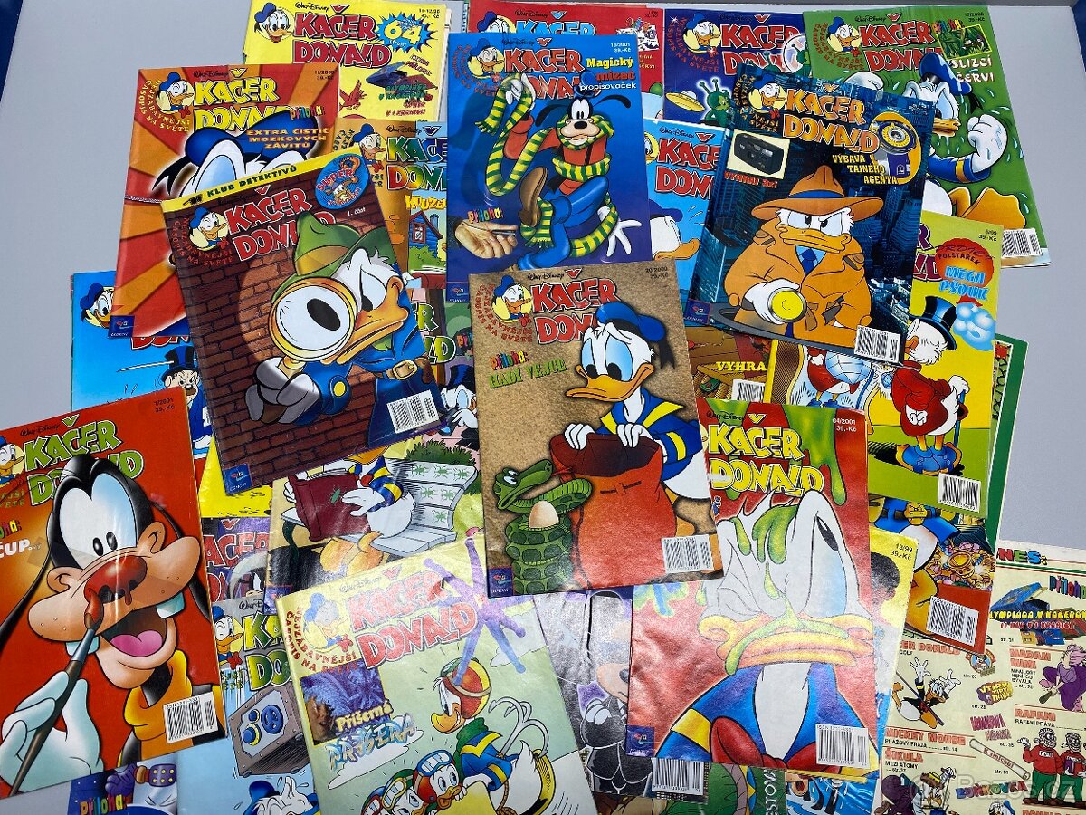 comix staré komiksy časopis kačer donald retro comix