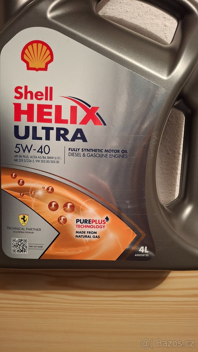 Shell Helix Ultra 5W-40 4 l