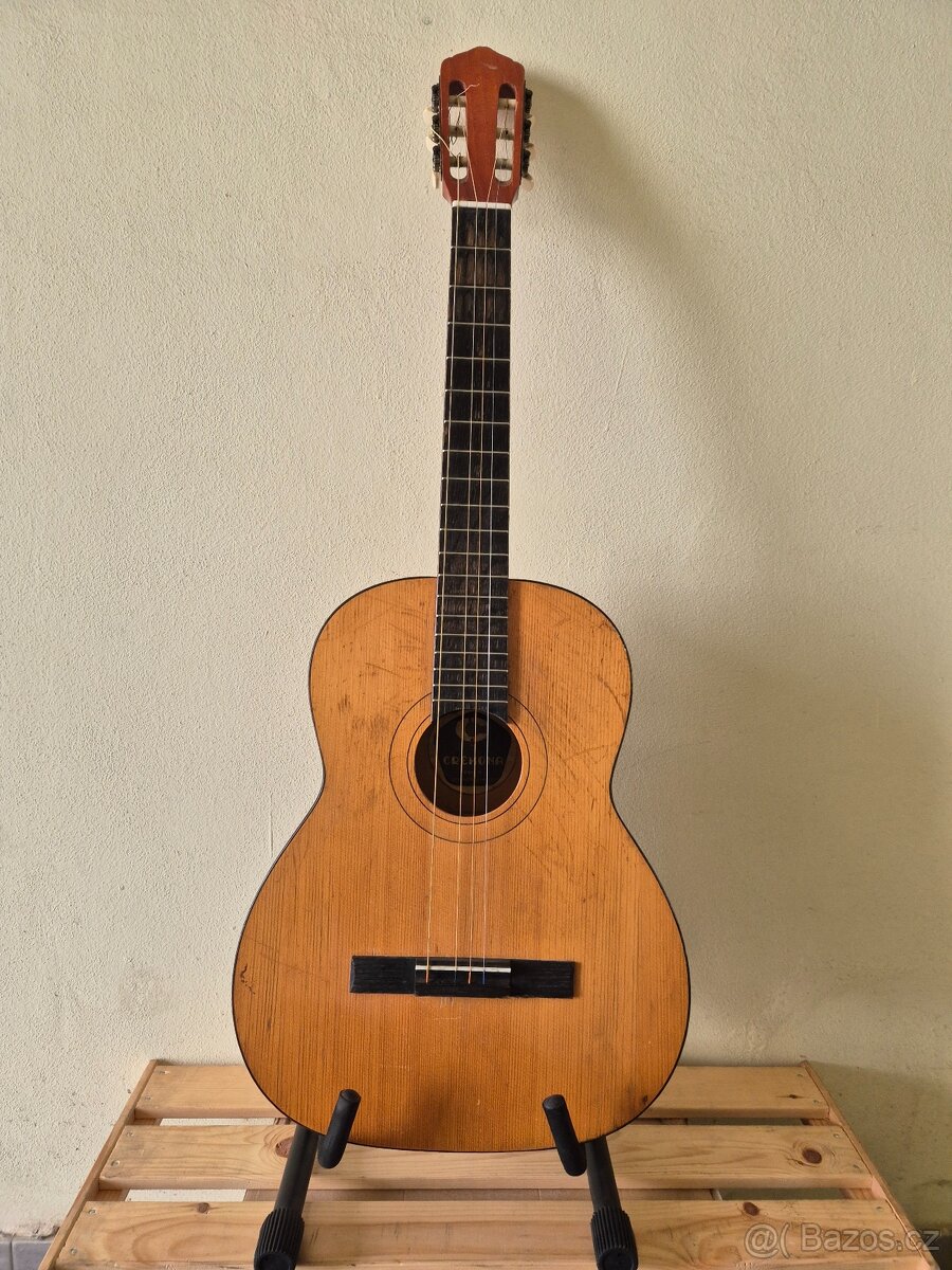 Klasická akustická kytara Cremona, Made in Czechoslovakia