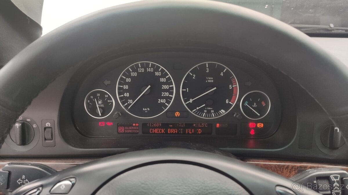 BMW e39 530D budíky