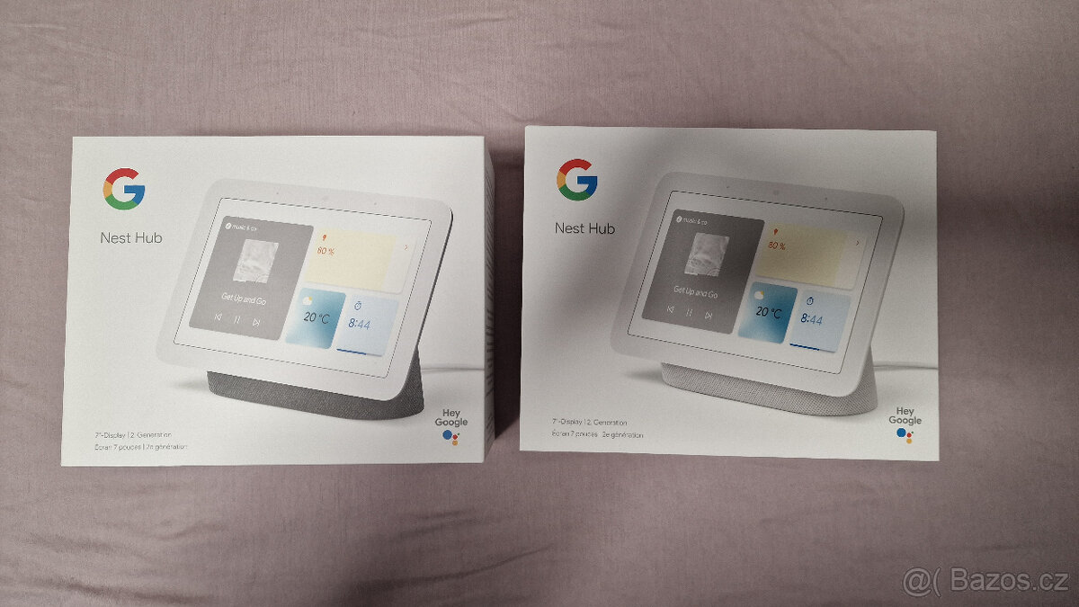Google Nest Hub 2. gen – Charcoal & Chalk, jako nové, 1 300