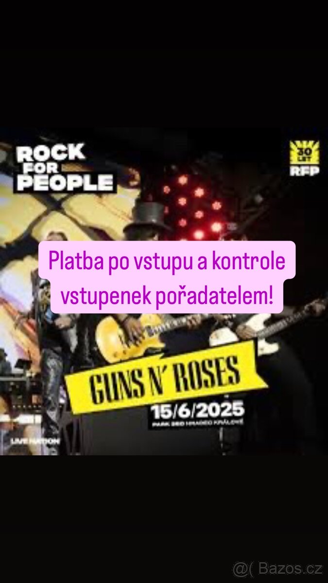 Guns n Roses LEVNĚ