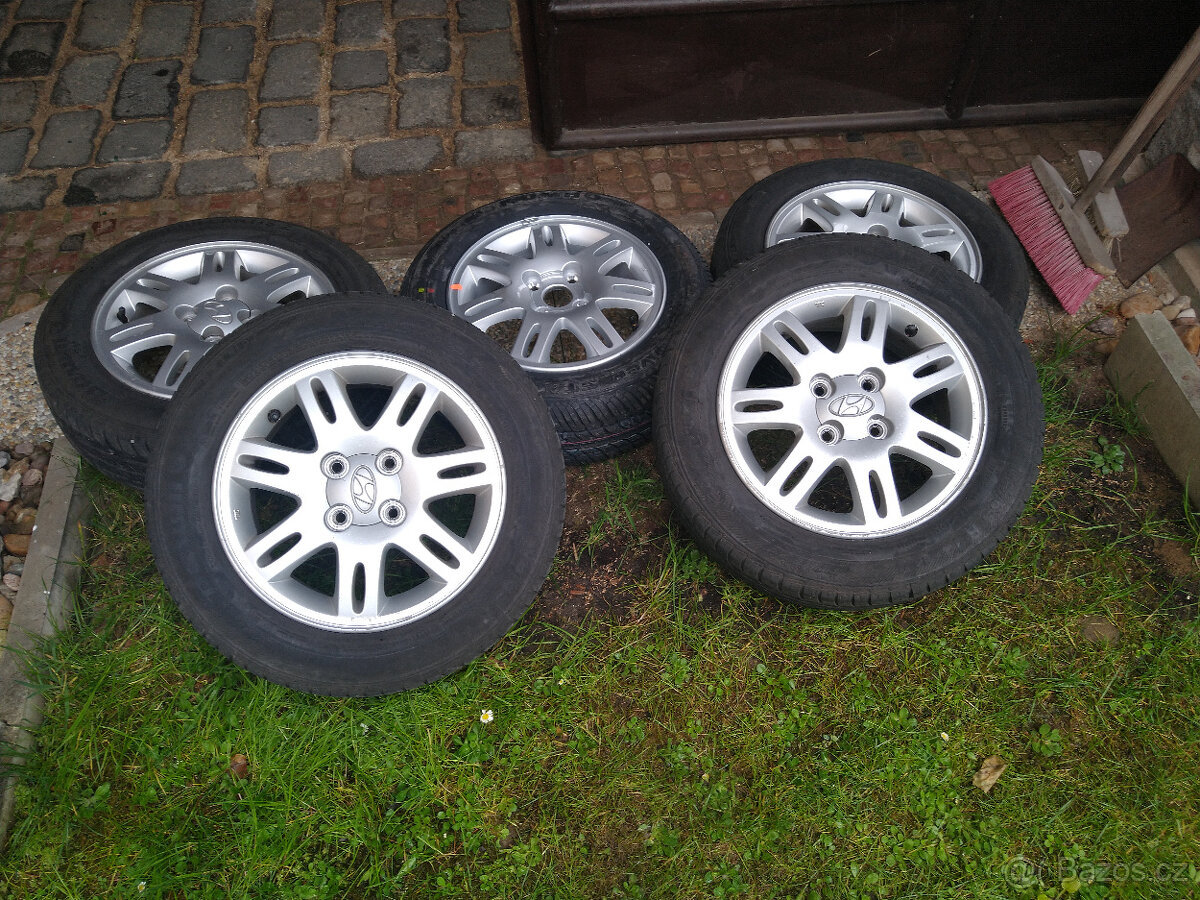 Litá kola Hyundai 14" + letní pneu Barum brillantis 175/65