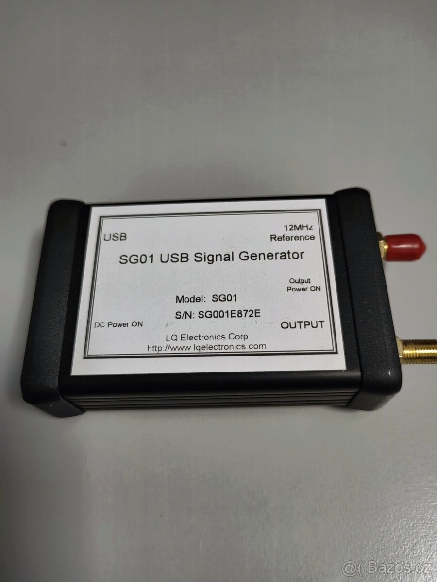 SG01 USB signální generátor 40…3200 MHz