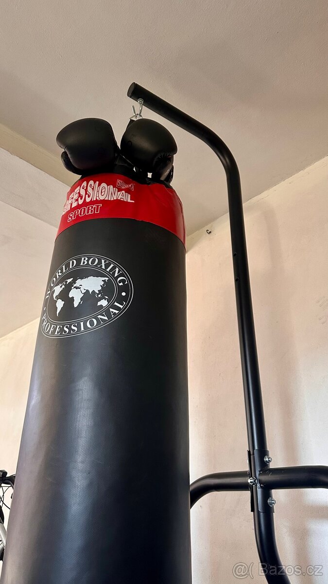 Boxovací pytel se stojanem, rukavice