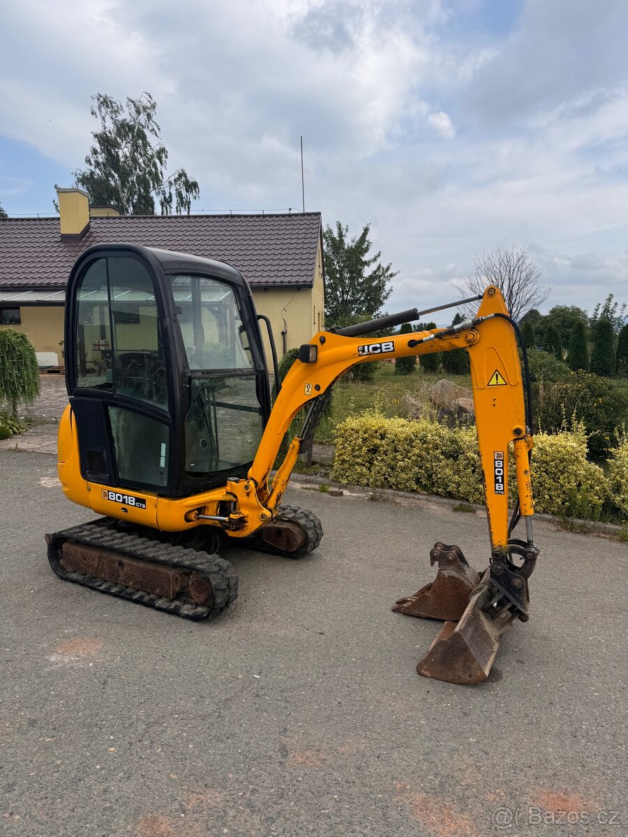 Minibagr Jcb 8018 2006 2x lzice