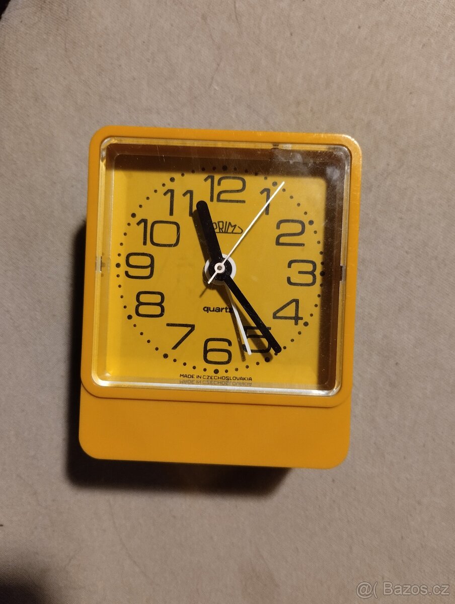 Budík Prim quartz funkčního
