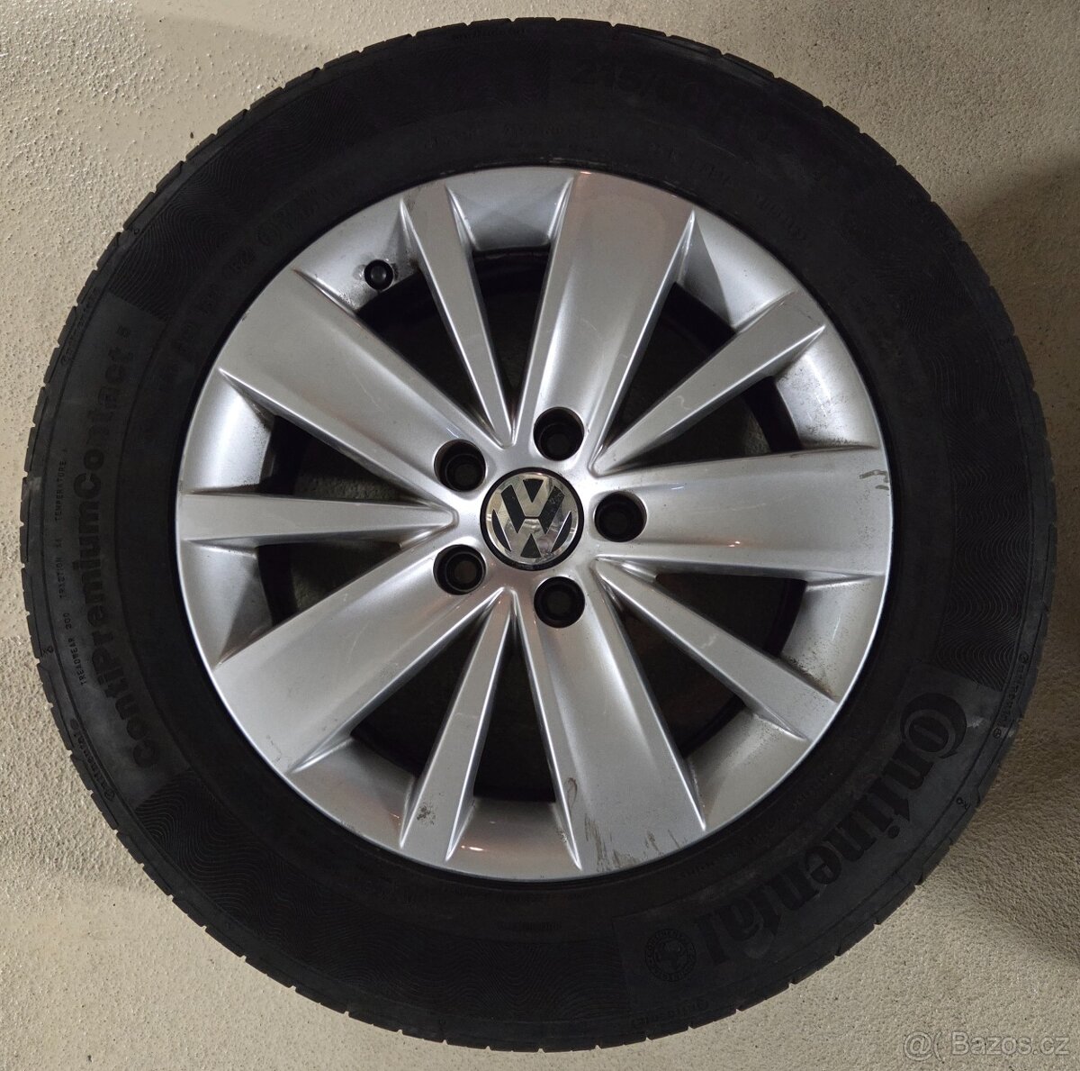 Alu kola VW Sharan / Seat Alhambra 16" 5x112 s pneu