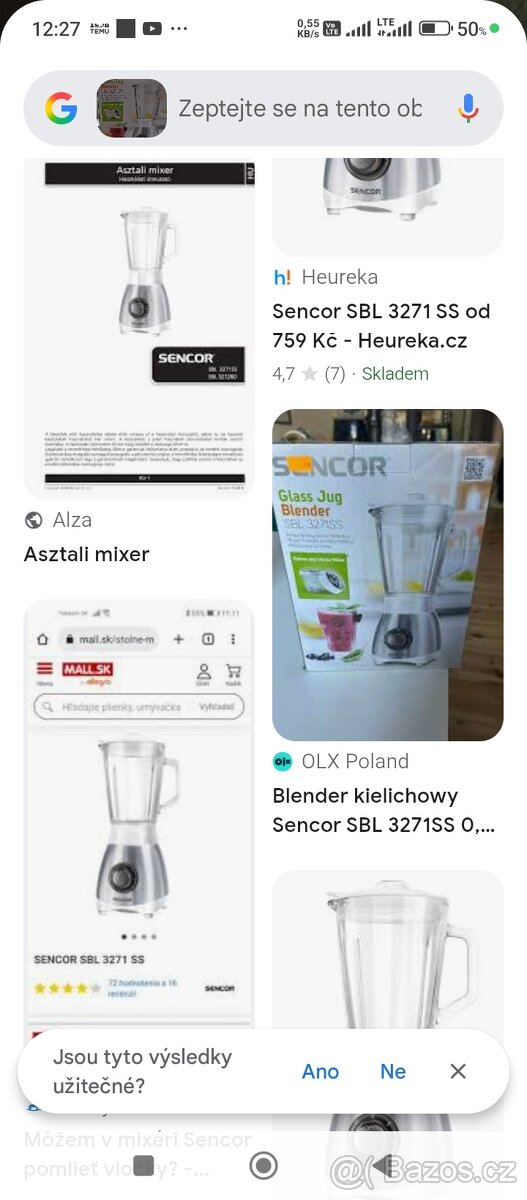 Mixér vhodné na smoothie úplně nový nevybalený