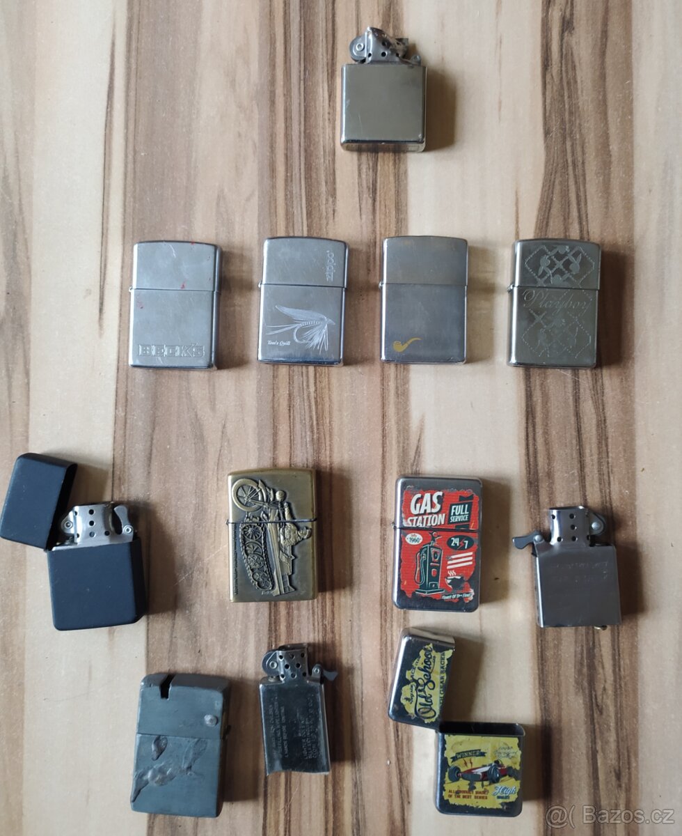 Mix zapalovačů Zippo atd
