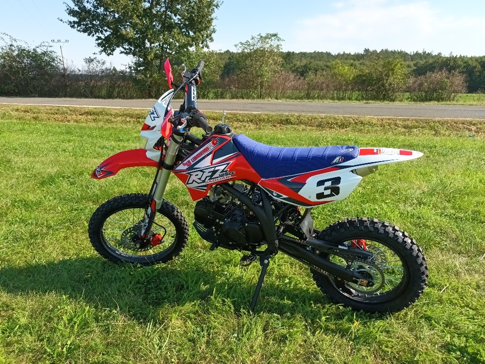Pitbike By Apollo Jaguar 125cc 17/14 E-Start Červená