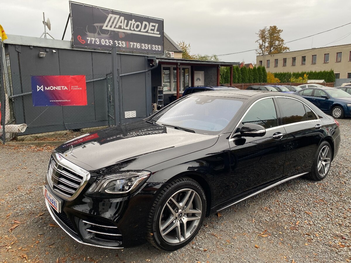 Mercedes-Benz Třídy S 3,0 400d 4Matic Long DPH, Radar
