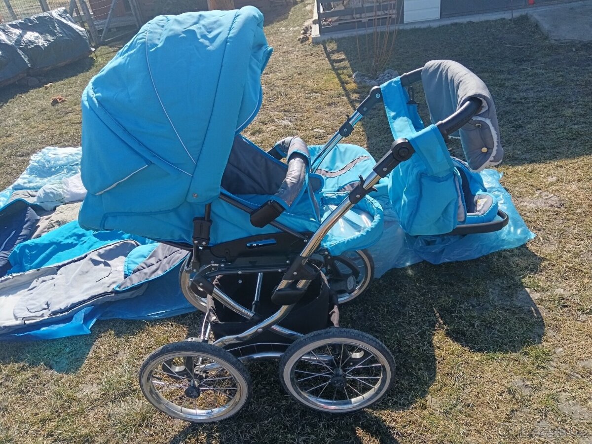 Kočárek trojkombinace + příslušenství