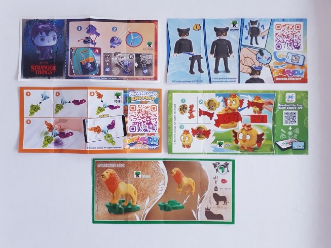 BPZ PAPÍREK KINDER SURPRISE A KINDER JOY