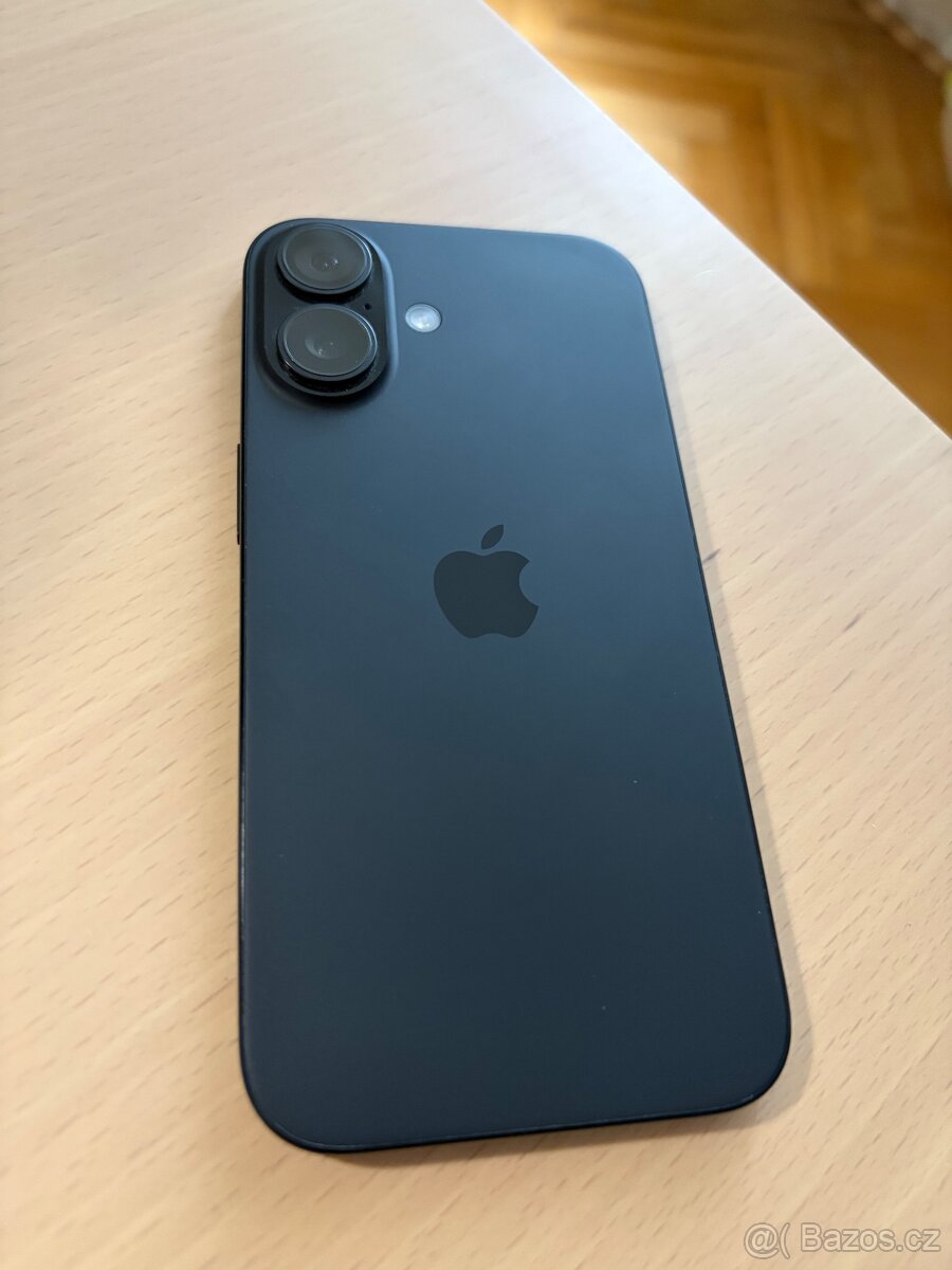 Apple iPhone 16, 128GB, černý, záruka