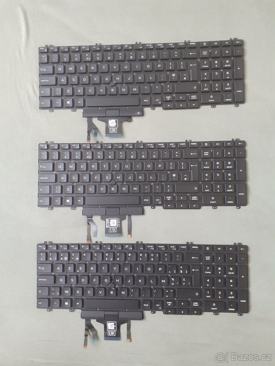 Klávesnice na Dell Precision 3540 3541 3550 3551, Latitude 5