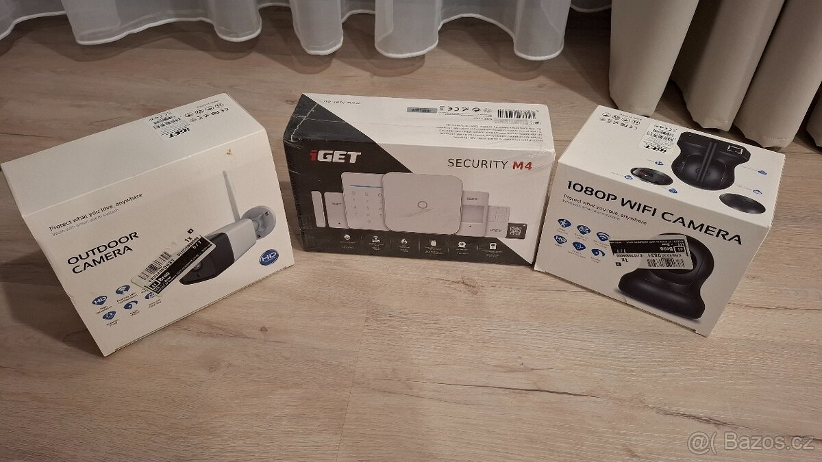 NOVÝ zabezpečovací systém IGET M4 + kamery