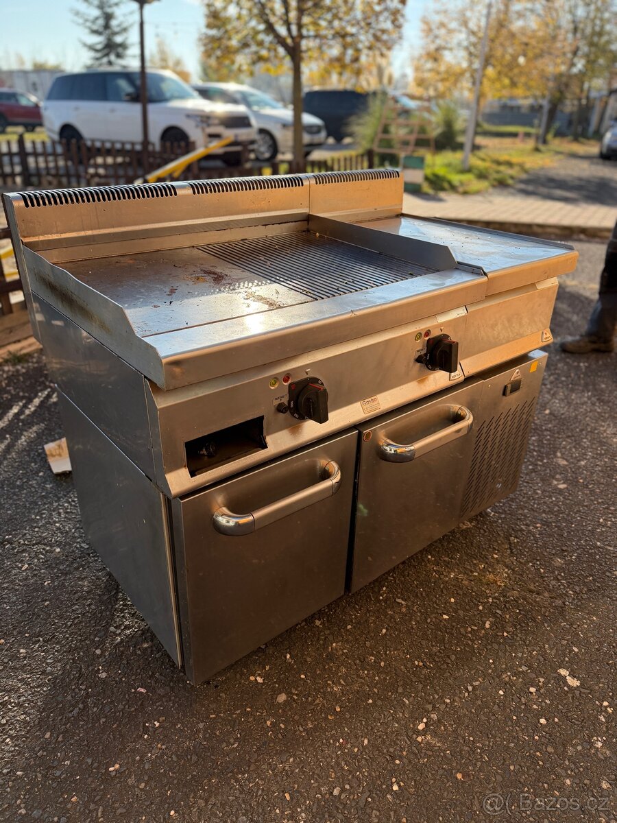 Grilovací plotna na elektřinu, Bertos kombi