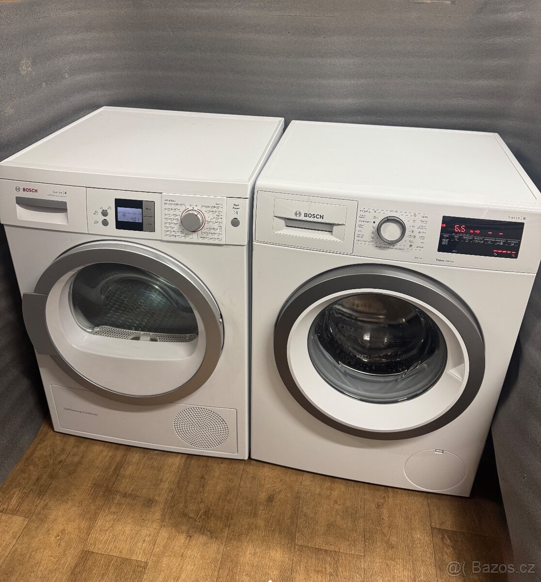 Pračka a sušička Bosch na 8kg prádla A+++