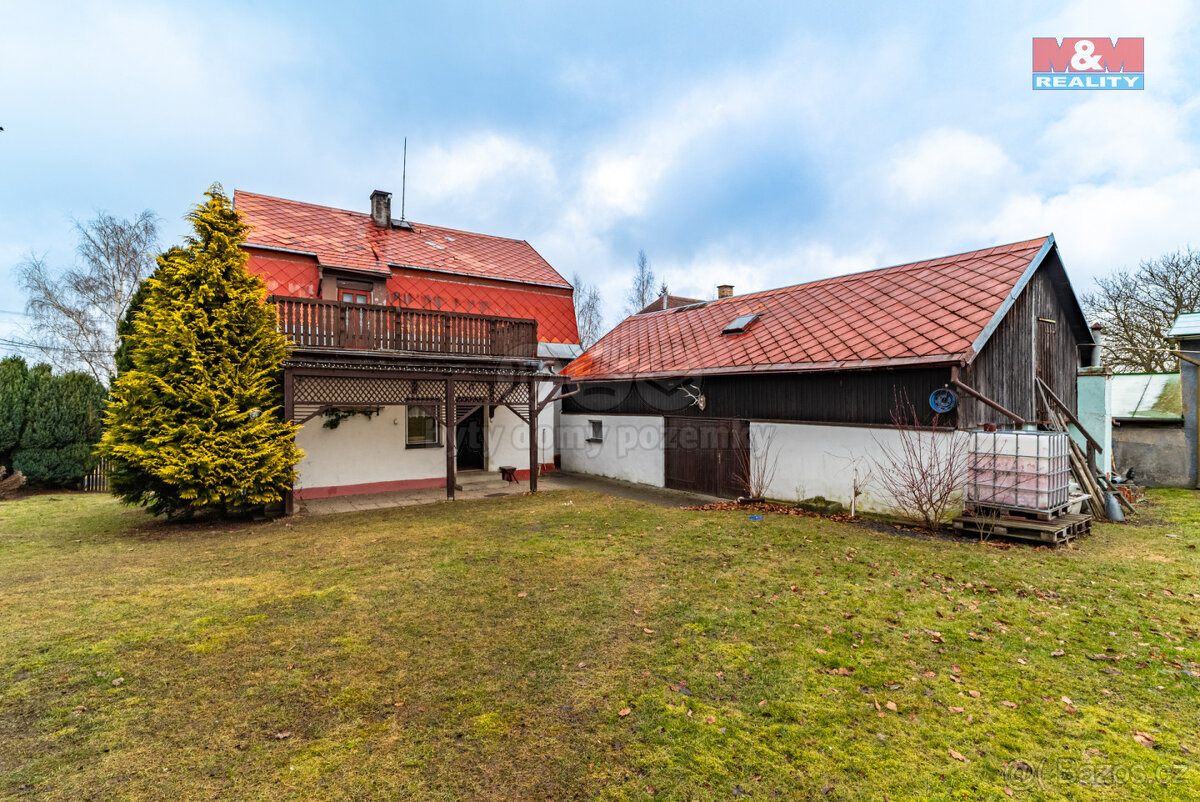 Prodej domu 140m2, pozemek 1327m2 v Lestkově, okr. Tachov