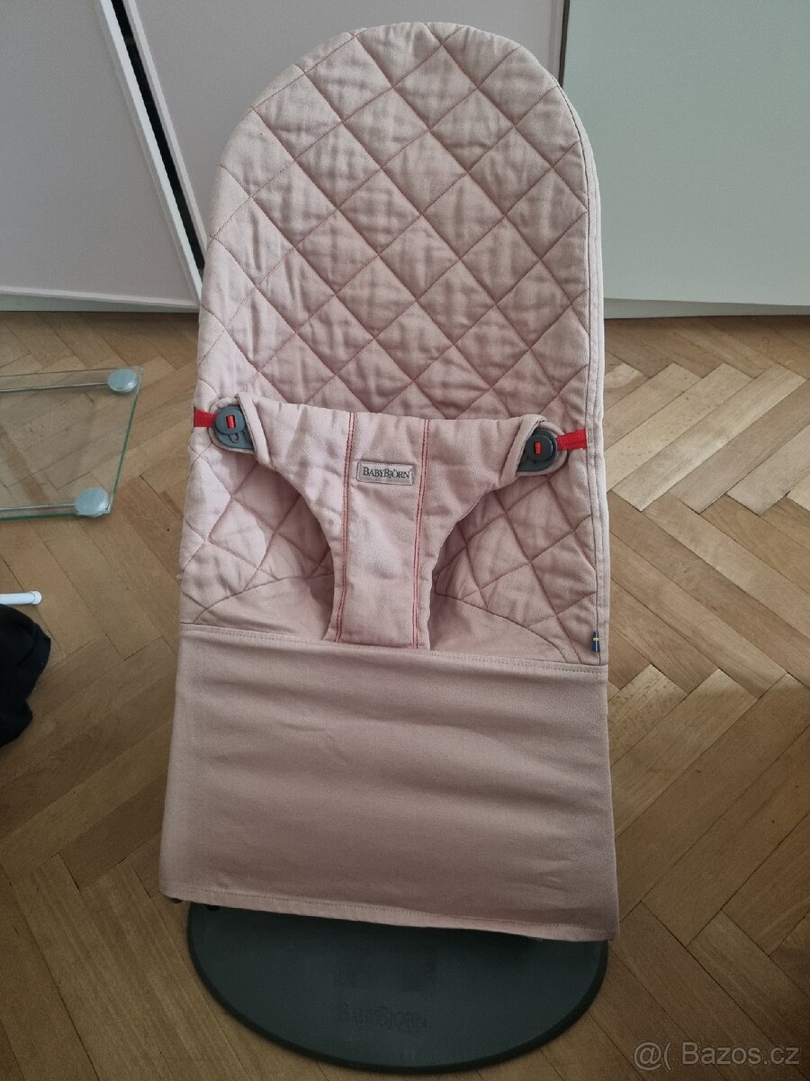 Houpátko lehatko BabyBjorn růžové