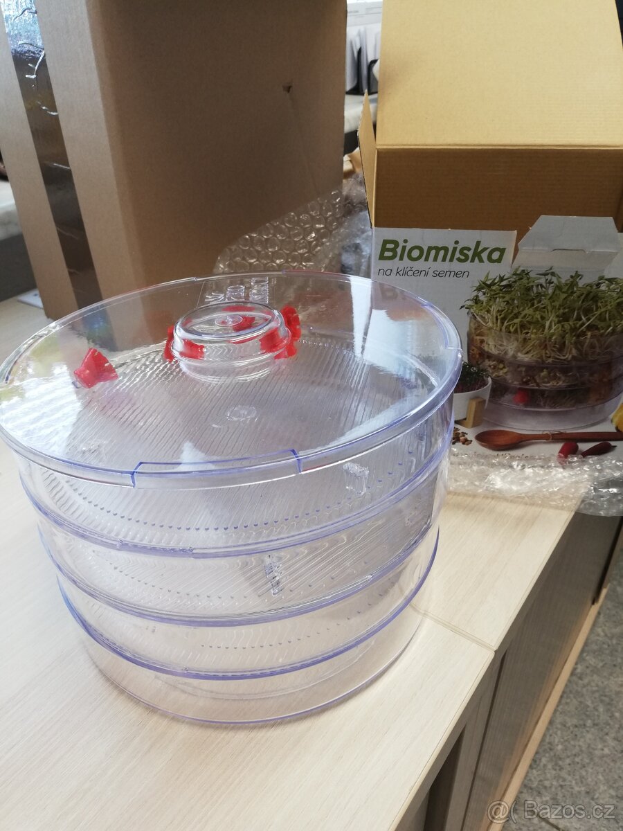 Multiflora biomiska na klíčení semen 20 x 16 cm čirá
