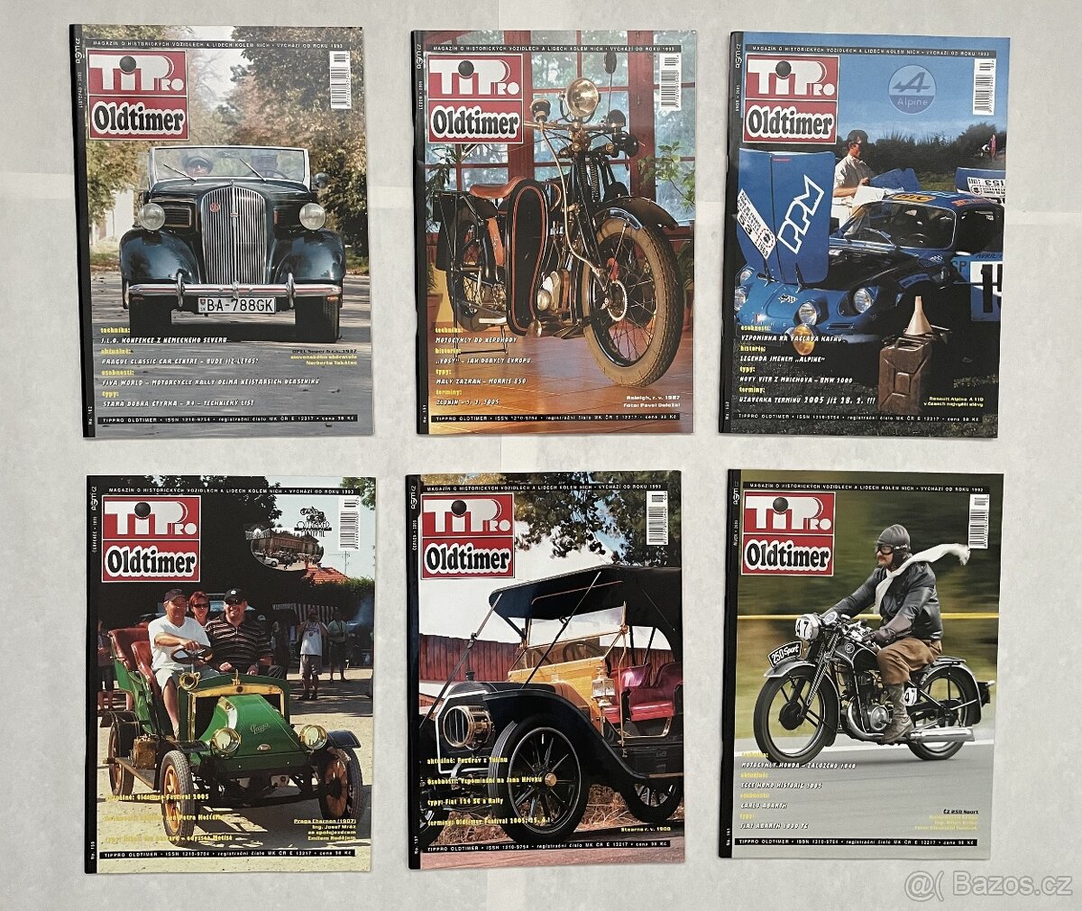 Predám časopisy Tip pro oldtimer a Motor Journal