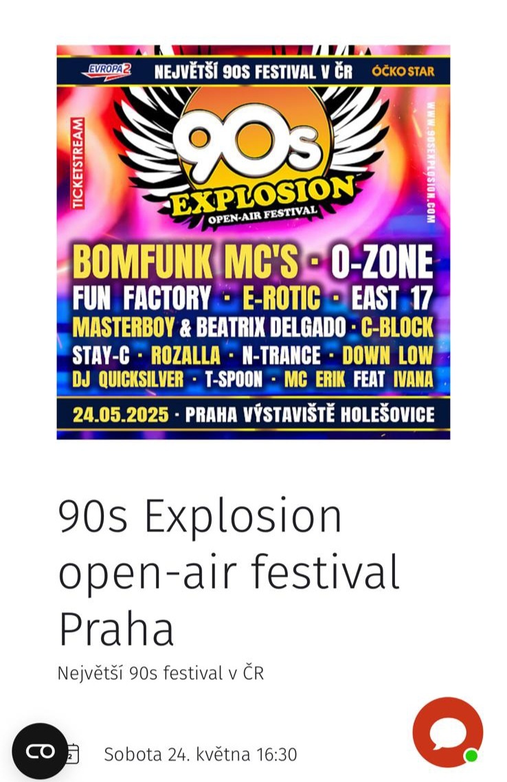 90s explosion Praha