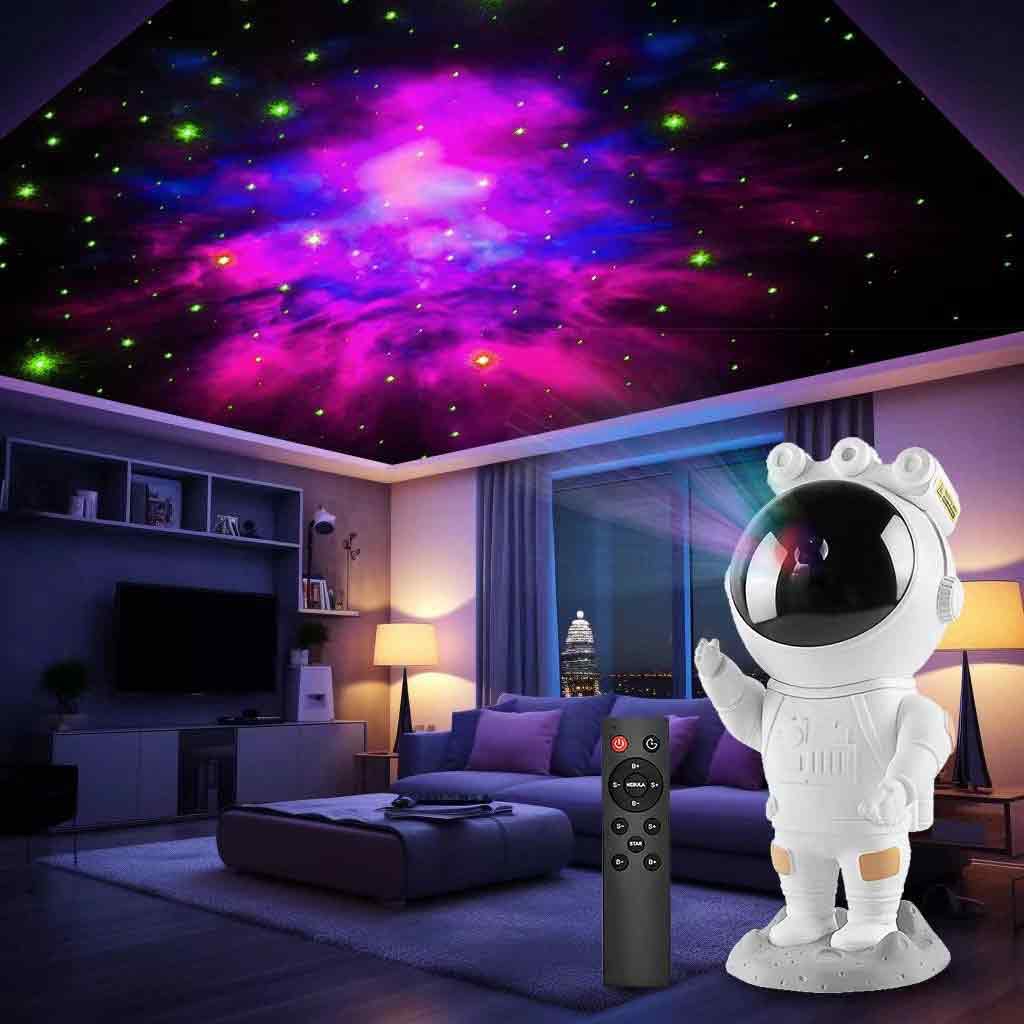Astronaut projektor noční oblohy