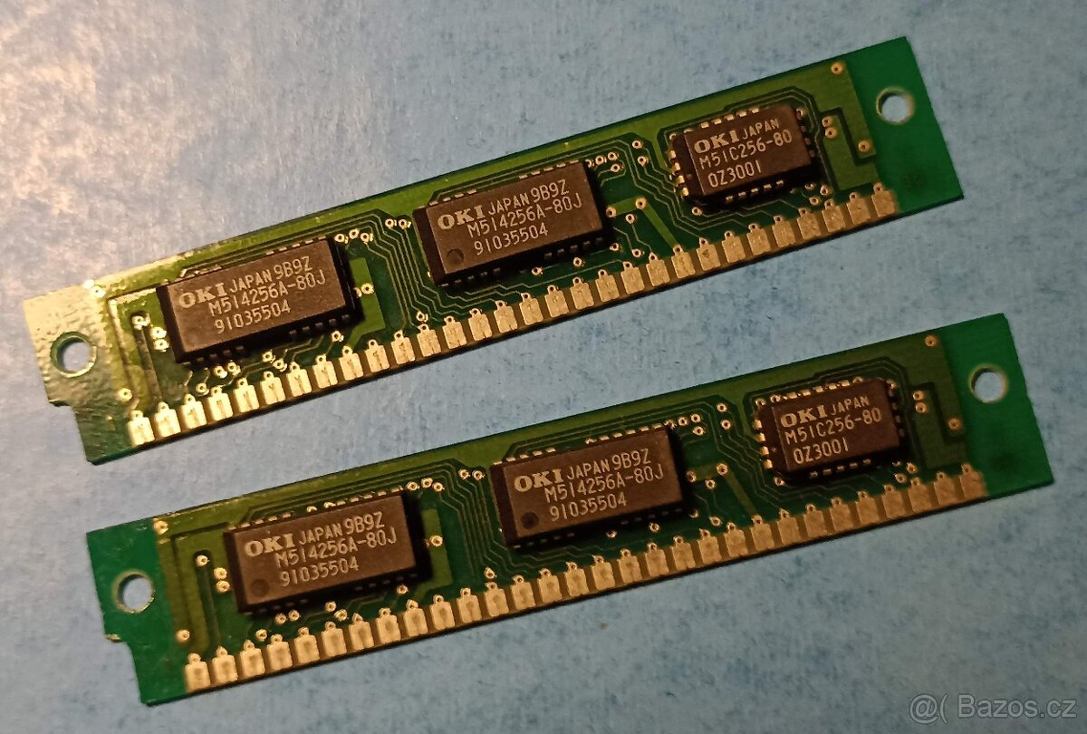 Operační pamět 2x512kB, zn. OKI