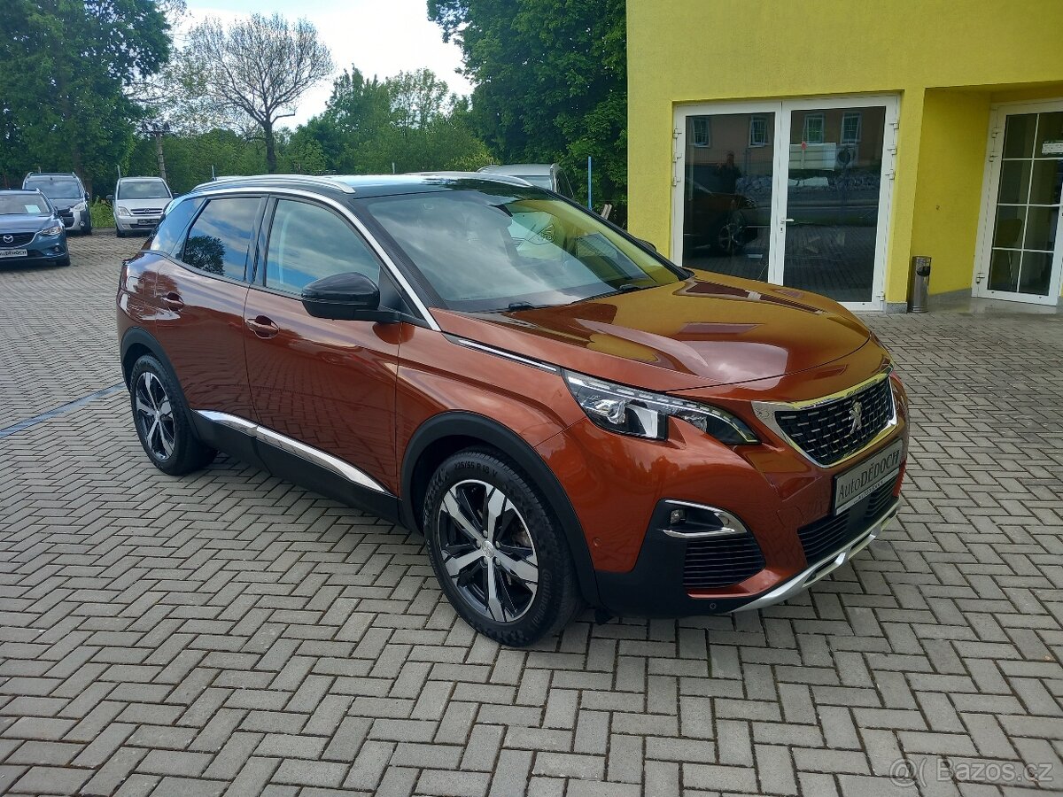 Peugeot 3008 ALLURE r.2017, XENONY NAVI SERVISKA 2xKOLA