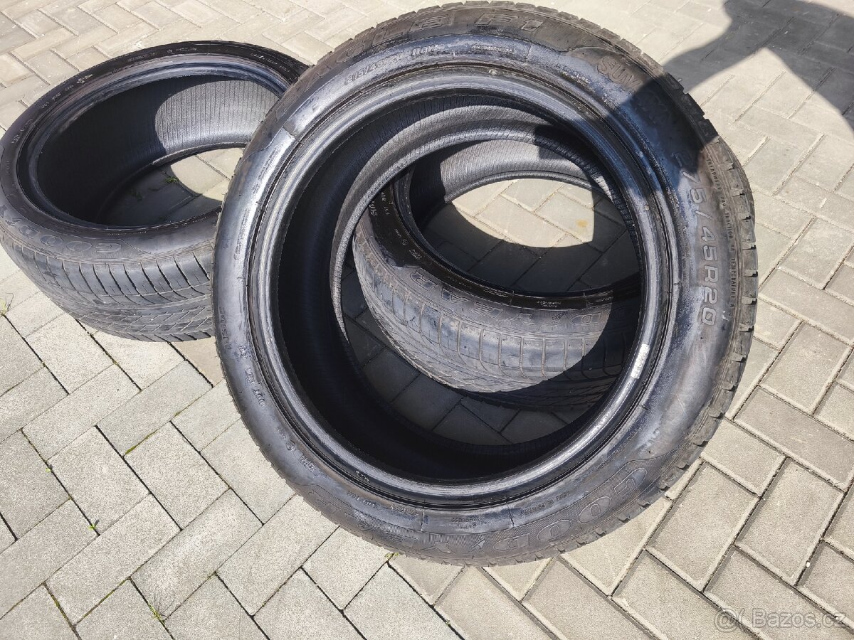 Prodám Good Year 275/45 R20 110W Letní 3ks