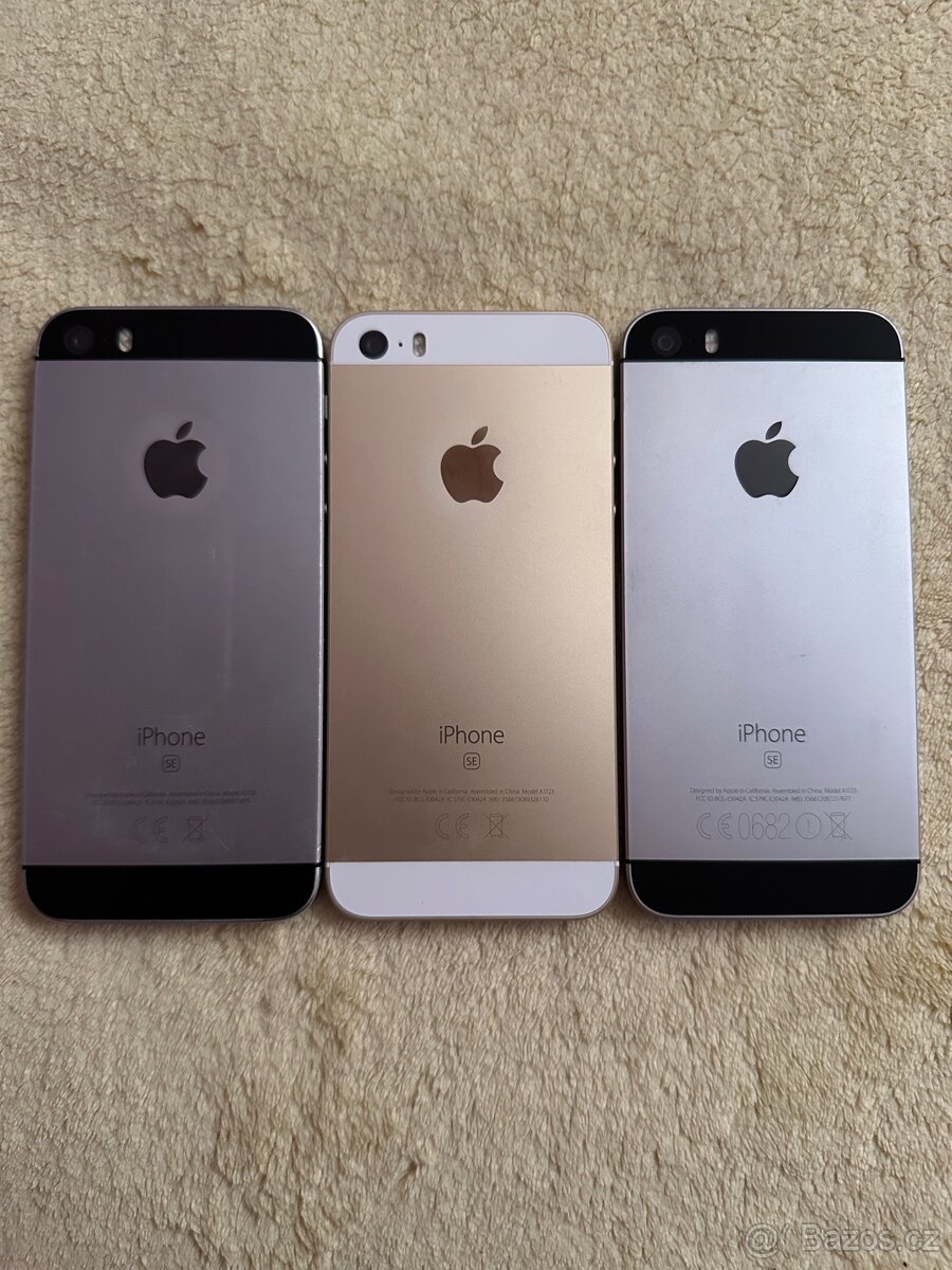 2x iPhone SE 1.generace + housing