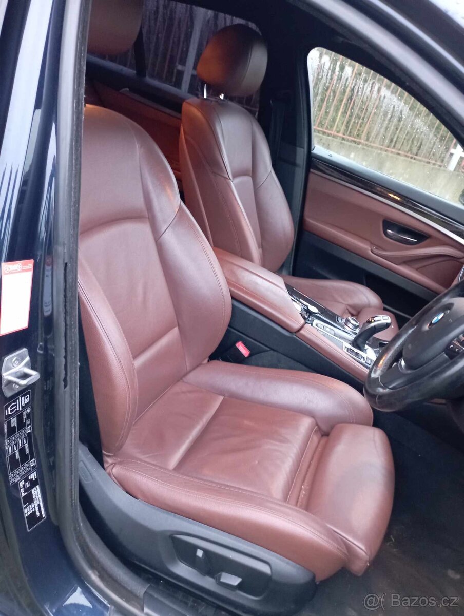 bmw 5 F10 kožený sportsitze sedačky-interiér