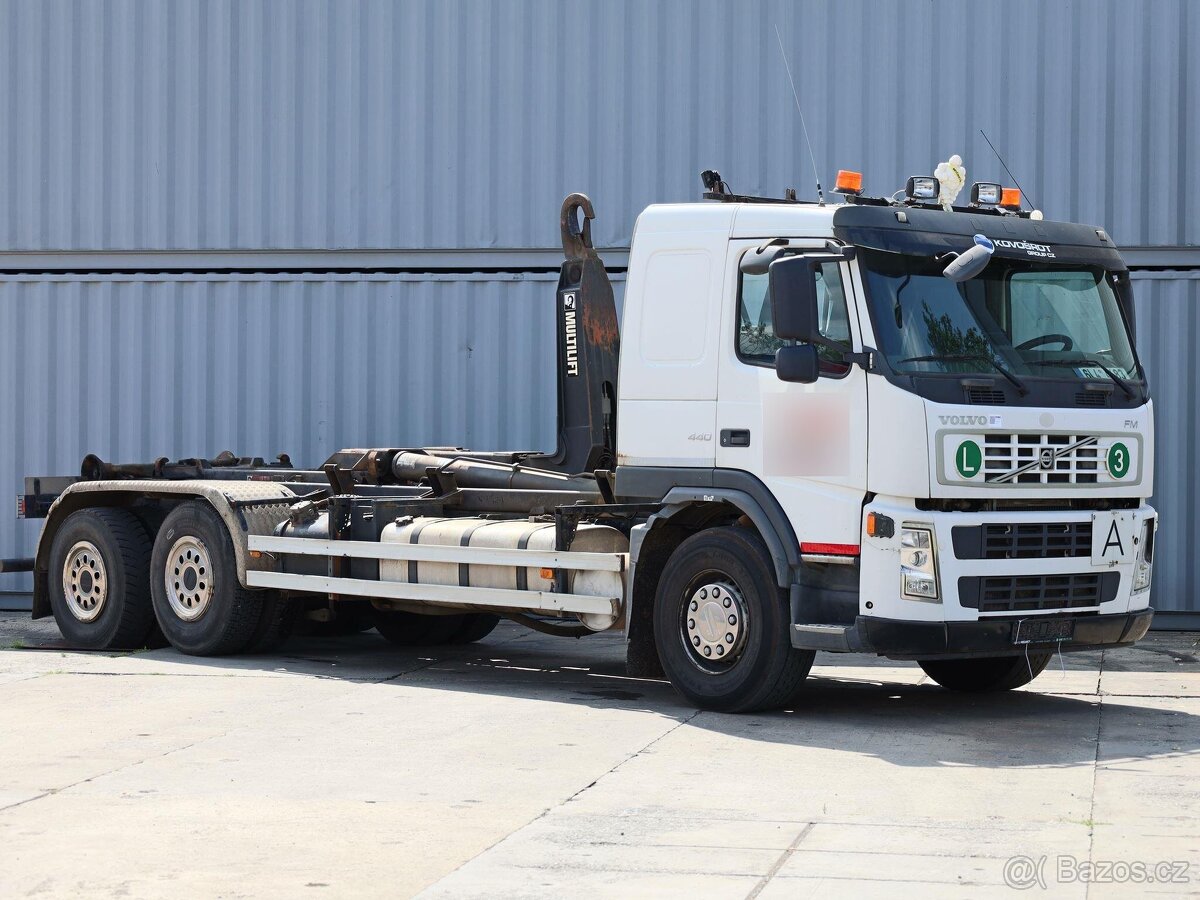 Volvo FM13 440, 6x4, NÁSTAVBA MULTILIFT, TELESKOPICKÝ LÁMACÍ