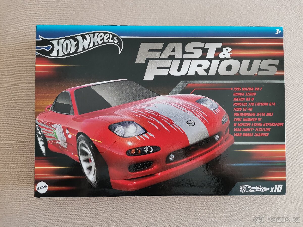 Hot Wheels Fast and Furious 10 pack - mazda rx-7