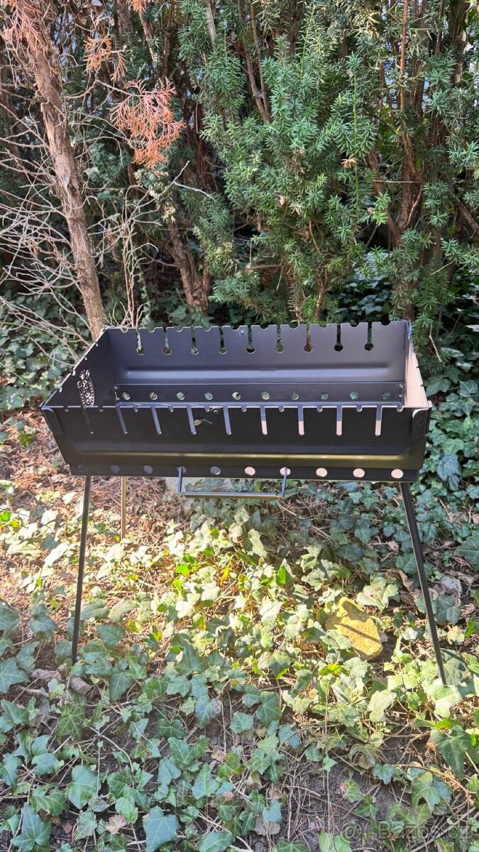 Přenosný kufříkový gril 3mm | Мангал-чемодан 3мм (Grill)