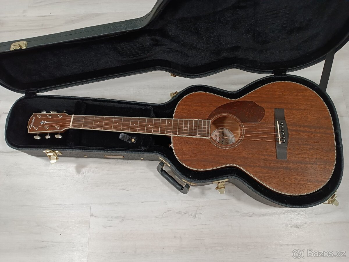 Fender Paramount akustická kytara + pevný kufr (jako nová)
