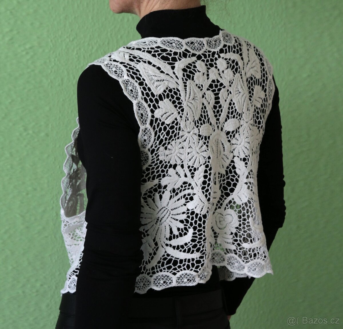 Vesta z gipýrské krajky vel. 5XL - 50