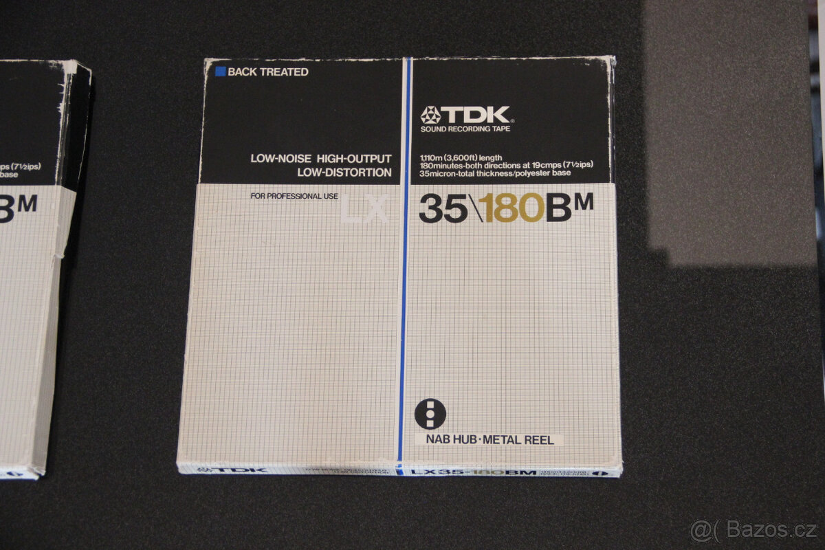 ♫ Magnetofonová ALU cívka TDK LX 35-180 B ♫♫
