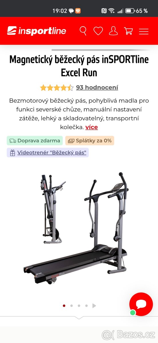 Magnetický běžecký pás