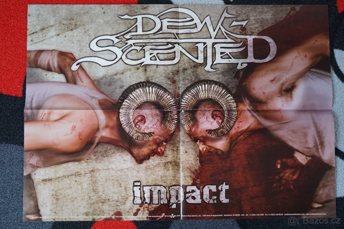 Prodám úplně nový plakát Dew-Scented k albu Impact